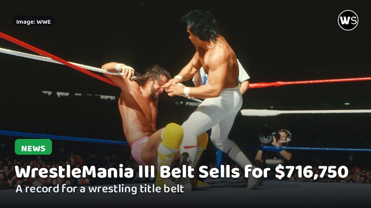 Ricky Steamboat and Randy Savage at WrestleMania III