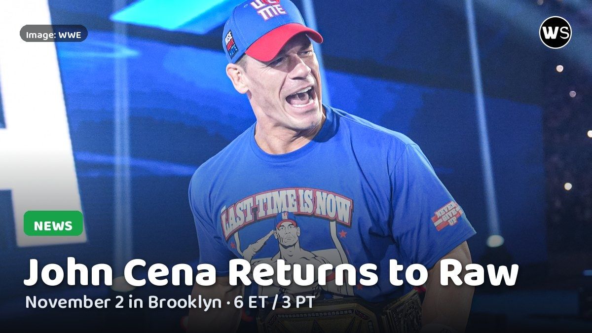 John Cena making his entrance in WWE