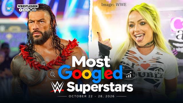 Roman Reigns, the most googled WWE Superstar worldwide in the fourth week of October 2026