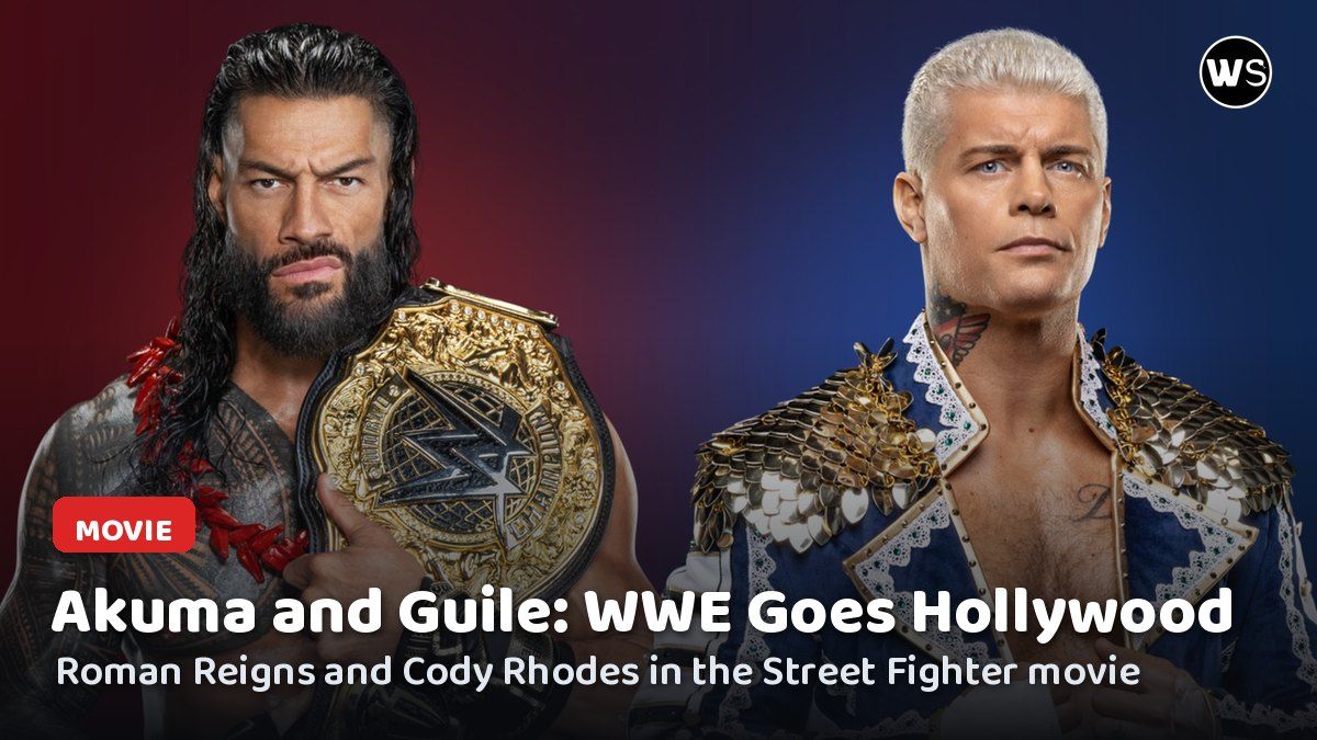 Roman Reigns and Cody Rhodes side by side for the Street Fighter movie