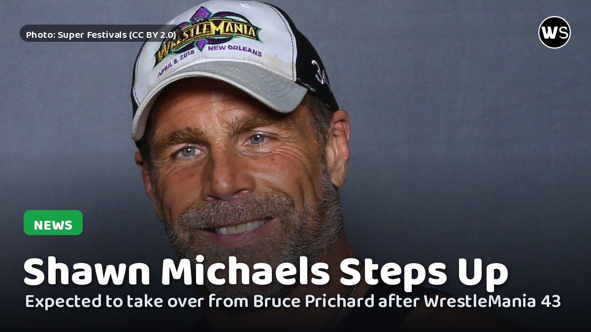 Shawn Michaels, who is expected to replace Bruce Prichard as WWE Executive Director