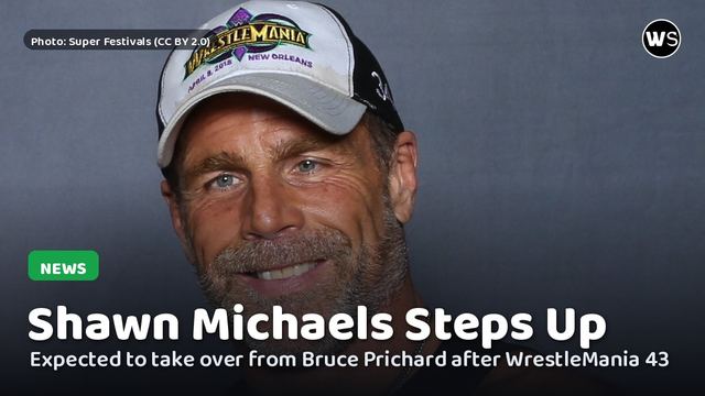 Shawn Michaels, who is expected to replace Bruce Prichard as WWE Executive Director