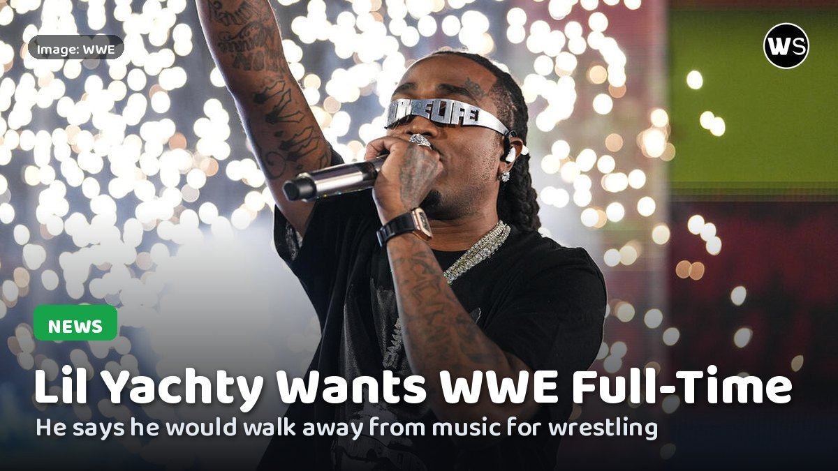 Lil Yachty performing at WWE Sunday Night's Main Event in Atlanta