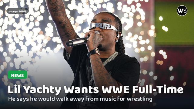 Lil Yachty performing at WWE Sunday Night's Main Event in Atlanta