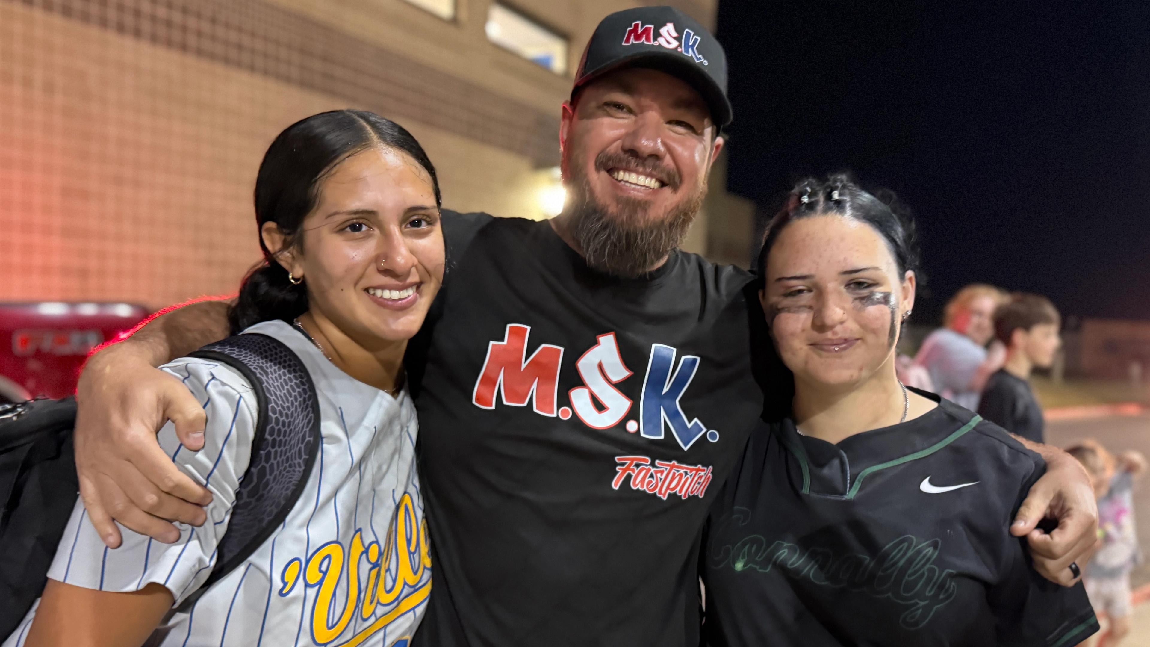 Josh Mann with Karon Henderson and Bella Mendiola
