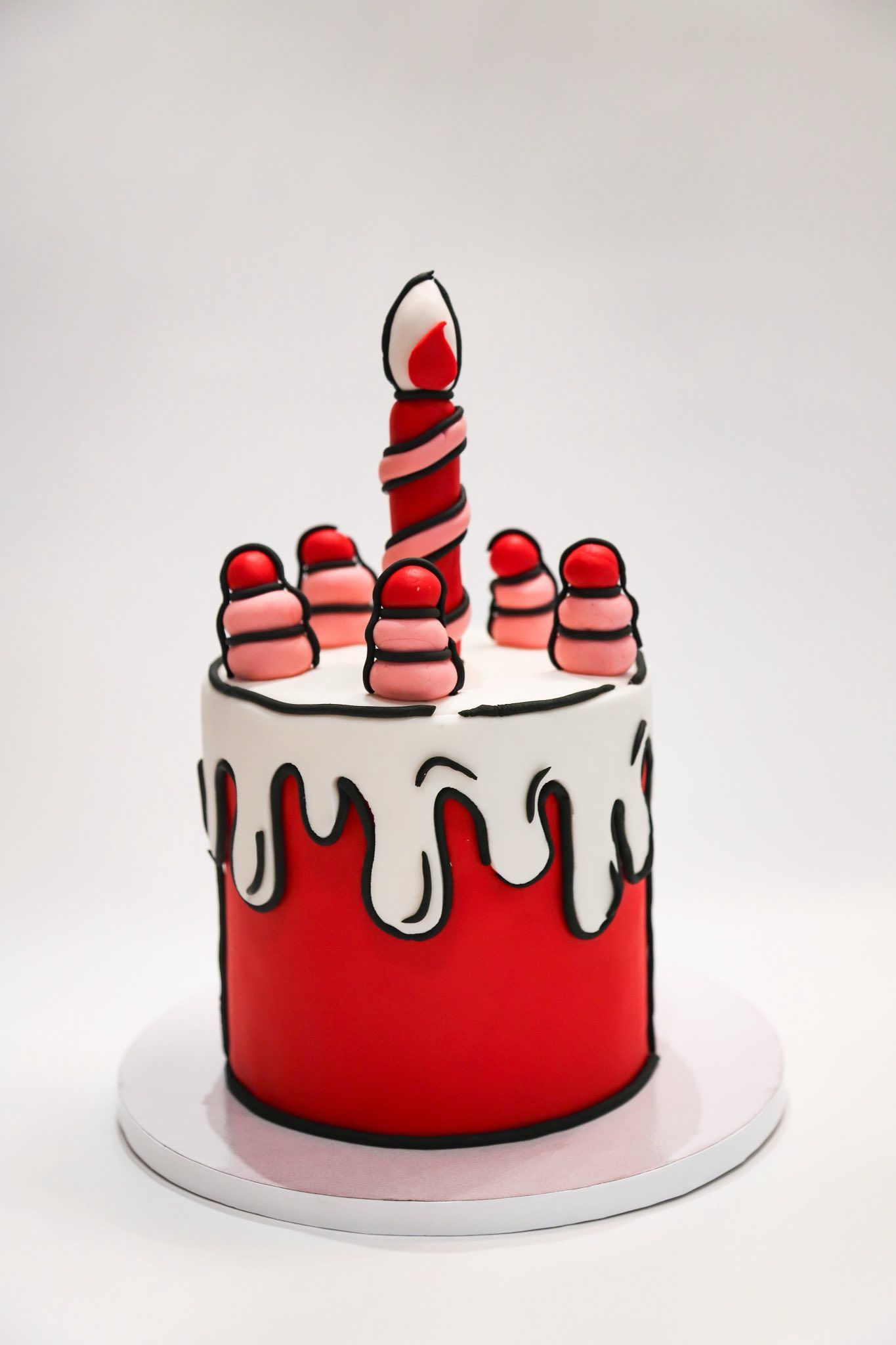 Festive Candle Cake