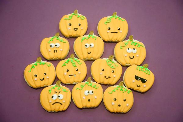 Whimsical Gourd Emotions Cookie Set