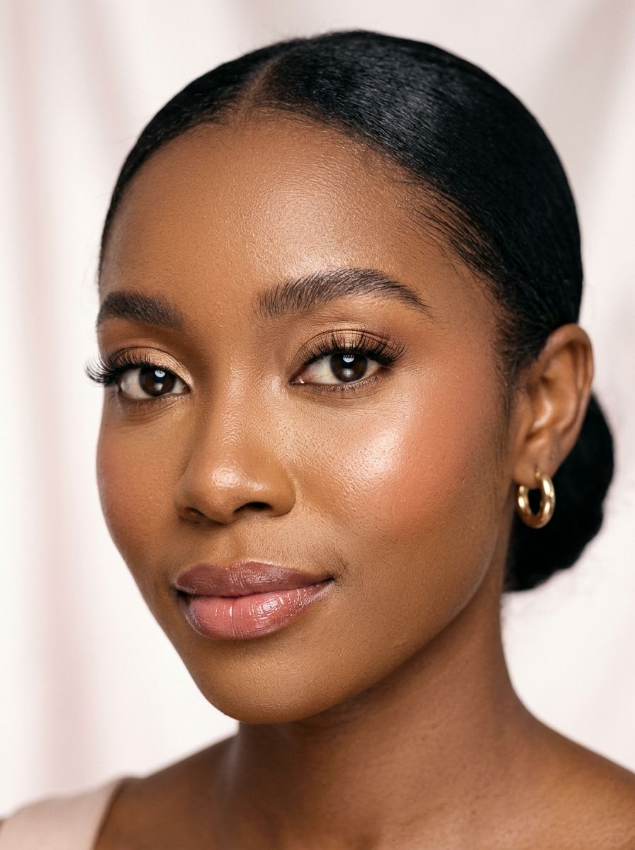 Soft wispy lash extension styling with natural curve and airy texture