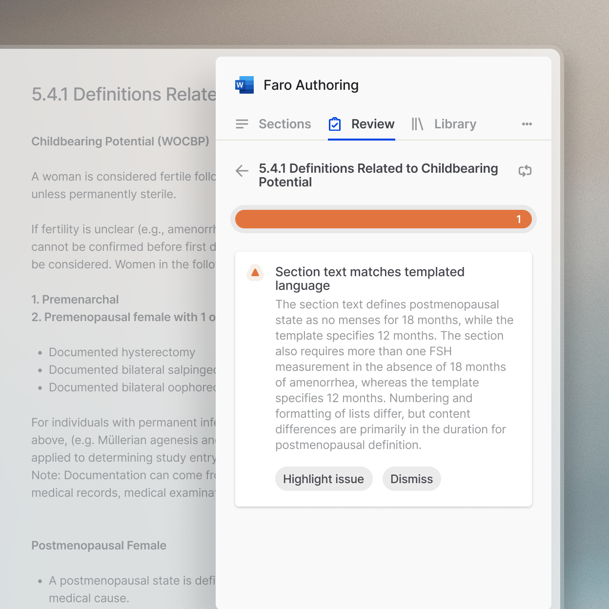 Faro accelerates the process of drafting protocols, reducing time, minimizing inconsistencies, and streamlining effort across every study.