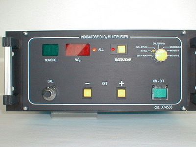 Indicatore di ossigeno multiplexer