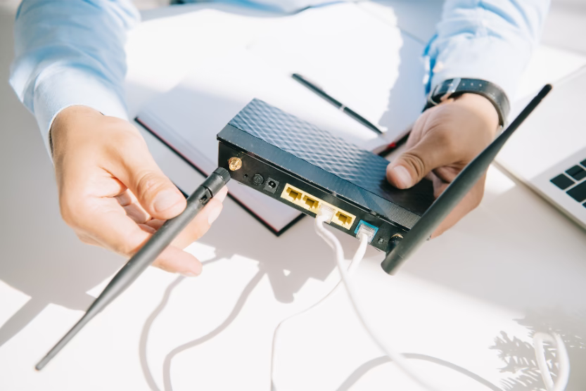 how to install new router