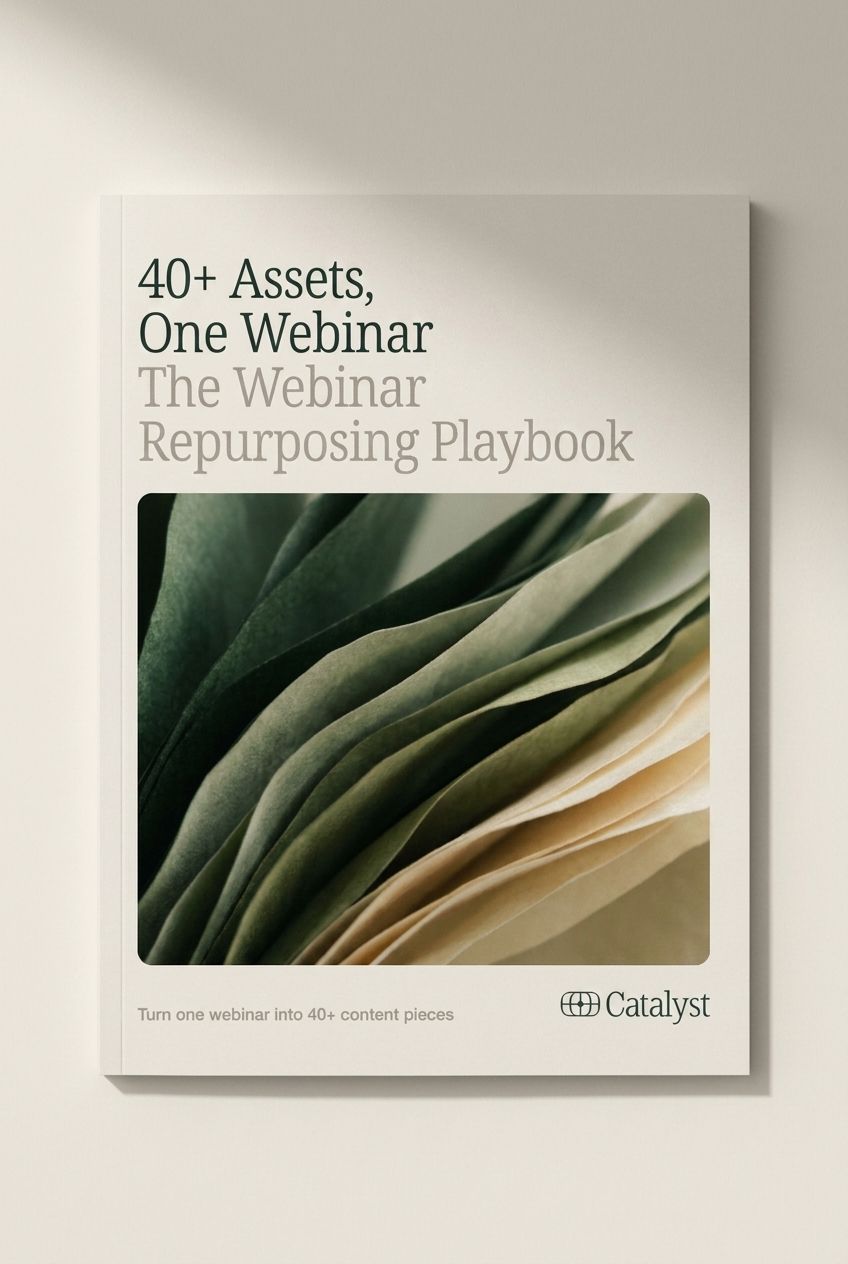 Get 40+ Content Pieces From One Webinar