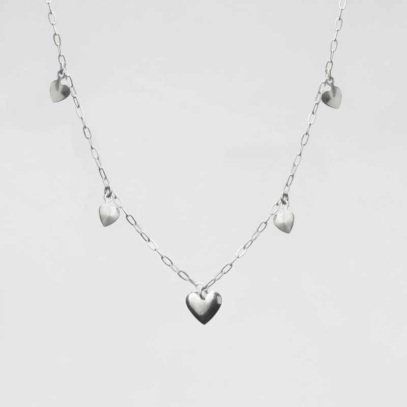 Delicate silver necklace
