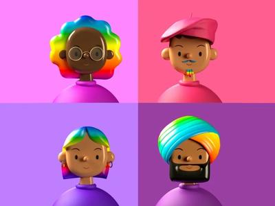 Cover Image for Toy Faces 3D Avatar Library