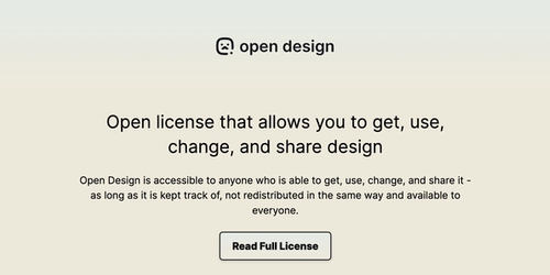 Cover Image for Open Design License
