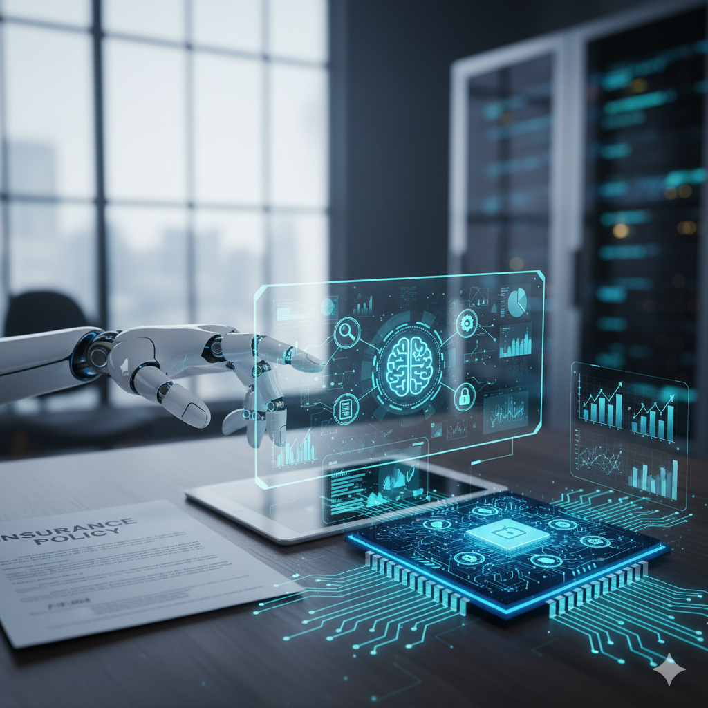 AI/ML-Powered Insurance Solutions - Transforming Customer Experience Through Intelligent Automation — solution architecture diagram