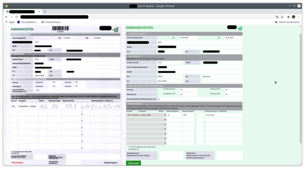 Intelligent OCR for Utility Billing Digitization — solution architecture diagram