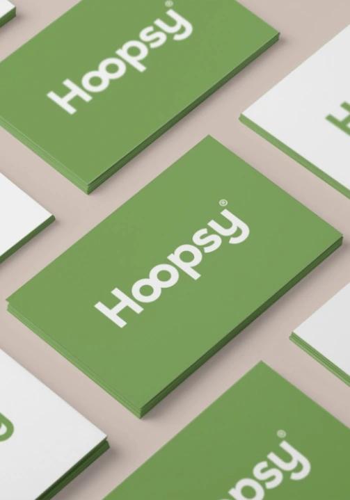 Hoopsy business cards