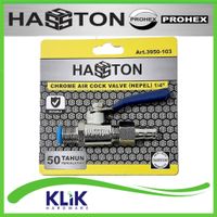 Hasston Prohex Kran Angin Kompresor Hato 1/4 Inch Air Cock Kuningan 3950-101 3950-103
