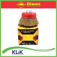 BISON Sikat Mangkok Kawat Gerinda 3" - Wire Cup Brush 3 Inch