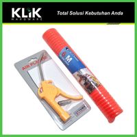 Paket Selang Recoil Spiral Angin Kompresor 6 9 12 Meter + Air Blow Gun Air Duster