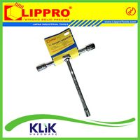 Lippro Kunci Shock Sock Sok T 3 Way Pilih ukuran 8 9 10 11 12 13 14 mm