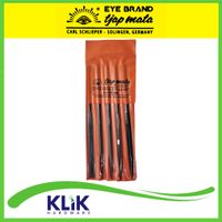 Tjap Mata Solingen Kikir Besi Set 5 Pcs Kikir Sumpit Jarum Instrumen 3 4 5 mm