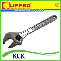Lippro Kunci Inggris 12 Inch - Adjustable Wrench Black Chrome Heavy Duty