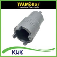 Mollar Kunci Mur Kopling - Treker Mahkota - Double Crown Socket 1/2 Inch
