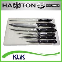 Hasston Prohex Pisau Dapur Set 7 Pcs + Asahan Talenan