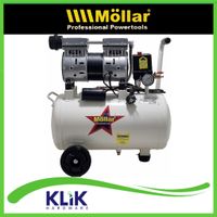 Mollar Kompresor Oil Less Silent 3/4 HP 24 Liter Oilless 550 Watt 1024S