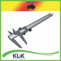 Bison Sigmat Besi Metal Steel 6 Inch Sketmat Jangka Sorong Vernier Caliper