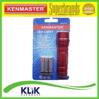 Kenmaster Senter LED Aluminium + Baterai