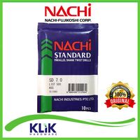 Nachi Mata Bor Besi HSS 7 mm Asli Original