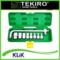 Tekiro Kunci Shock Sock Sok Set 10 Pcs 8 - 24 mm Motor Mobil Box PVC