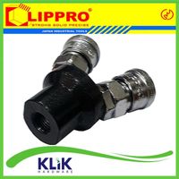 Lippro Quick Coupler Cabang 2 - Sambungan Selang Kompresor
