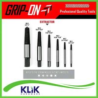 Grip On Tap Balik Set 6 Pcs Buka Baut Rusak Patah Screw Extractor 6pcs