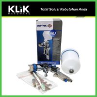 Defynik Spray Gun HVLP 600 ml - Alat Semprot Cat Low Pressure 1.4 mm