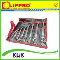 Lippro Kunci Ring Set 8 Pcs 6 - 24 mm - Double Ring Spanner Set