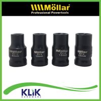 Mollar Impact Socket Shock Sock Sok Pendek 1/2 Inch Eceran Satuan 8 10 12 14 17 19 22 24 mm