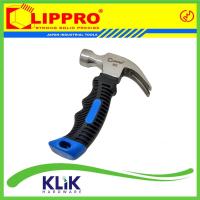 LIPPRO Palu Kambing Mini Gagang Karet Palu Cebol Gagang Fiber 8 oz Cabut Paku
