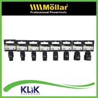 Mollar Impact Socket Shock Sock Sok Pendek 1/2 Inch Eceran Satuan 8 10 12 14 17 19 22 24 mm