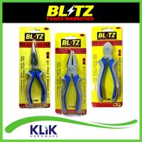 Blitz Paket Set 3 Pcs Tang Kombinasi Potong Lancip 6 Inch Tool Kit Set