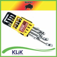 Bison Kunci Ring Pas Set 8 Pcs Ukuran 8 10 11 12 13 14 17 19 mm