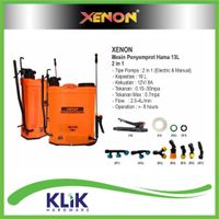 Xenon Electric Sprayer 12 Liter - Alat Semprot Hama Elektrik & Manual 2-In-1