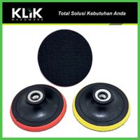 Tatakan Amplas Bulat Velcro 4 Inch Pad Gerinda Tangan Tempel