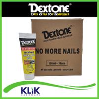 Dextone Lem No More Nails Anti Paku Keramik Metal Kayu Batu Super Kuat