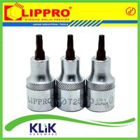Lippro Star Bit Socket T-25 Mata Sock Bintang T25 Buka Sensor TPS Matic Honda
