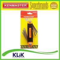 Kenmaster Kunci L Lipat Bintang Tamper 8 Pcs T10 - T45 - Star Torx Key