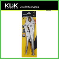 KDK Tang Buaya Bulat 10 Inch Locking Grip Pliers Curved Tang Jepit 10" Japan